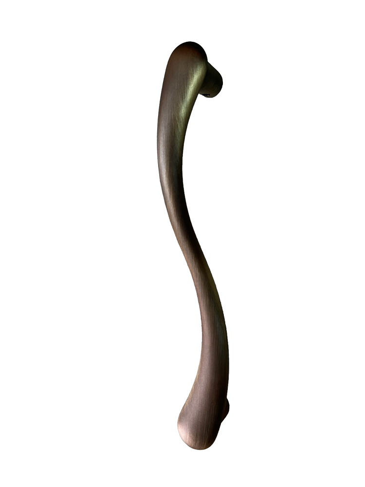 PULL HANDLE LIDIA MAT BRASS